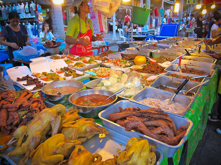 The amazing spread at the night market
