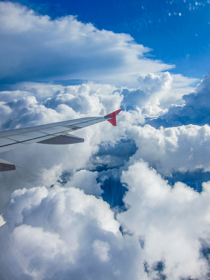 Flying above Thailand