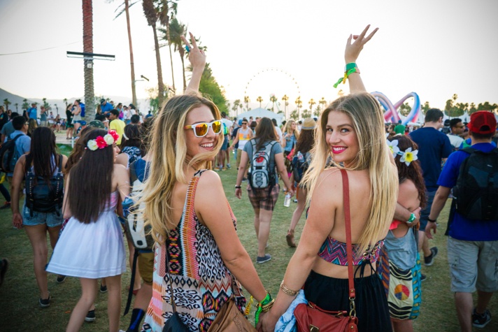 Friends at Coachella