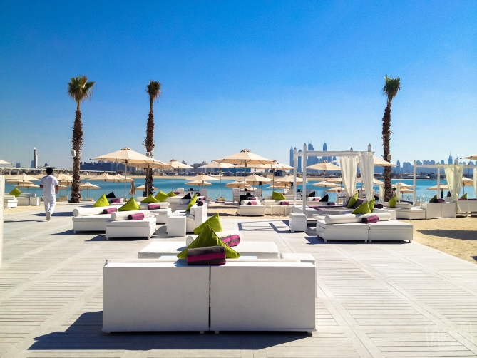 Beach day on Palm Jumeirah