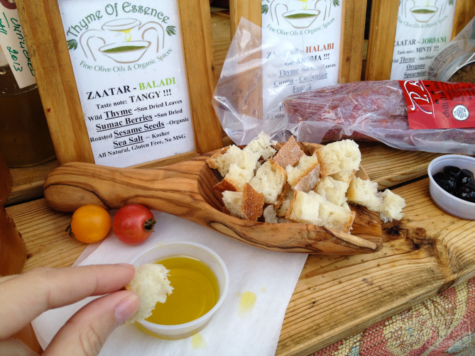 Locally produced olive oil
