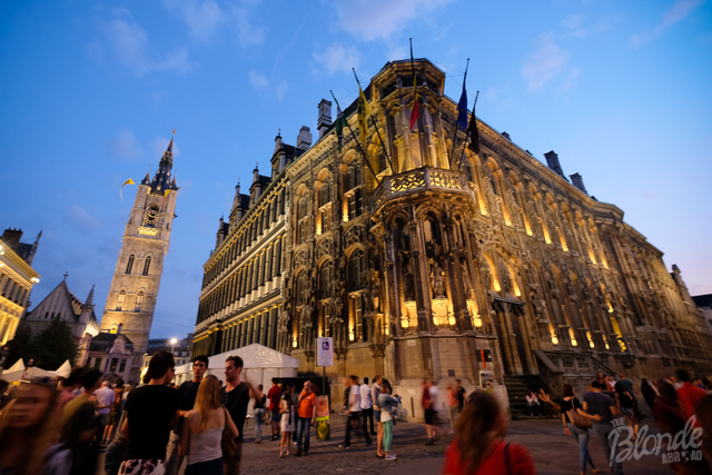 Ghent at twilight