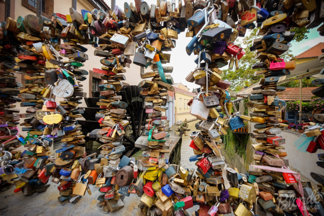 Love locks Prague