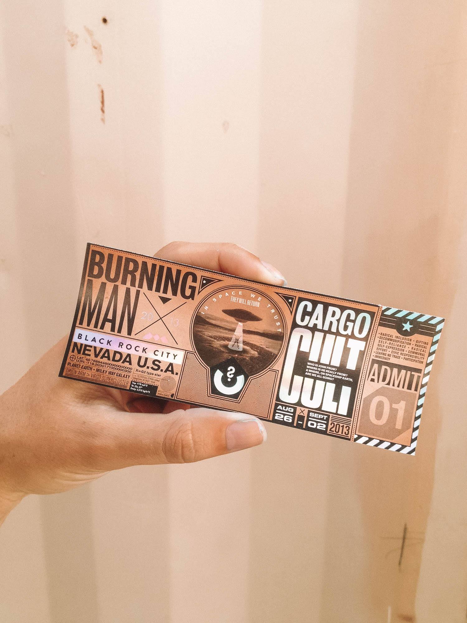 Burning Man Ticket