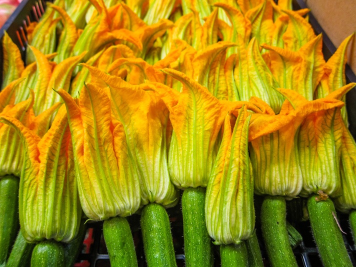 Squash Blossoms at Spanish Market