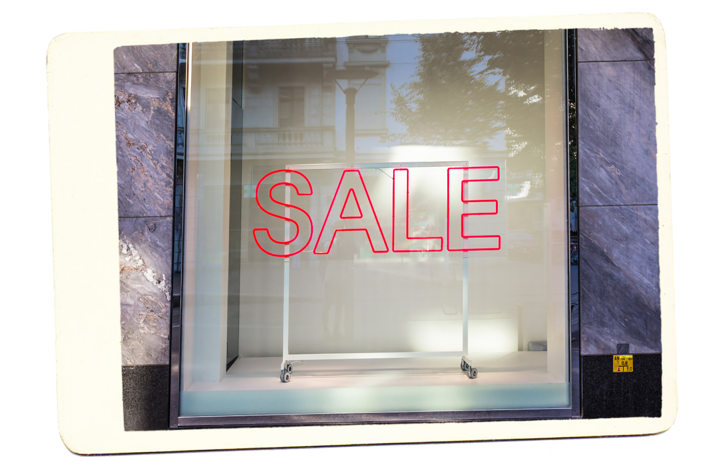 sale does not mean shop
