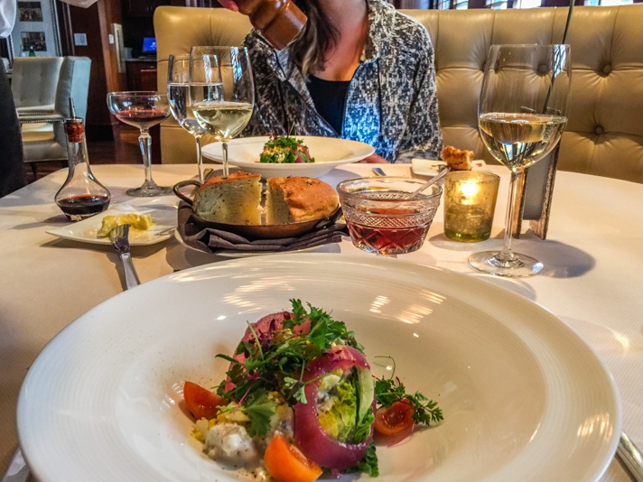 Dinner at the US Grant Hotel