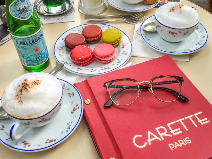 Table in Paris with Reading Glasses