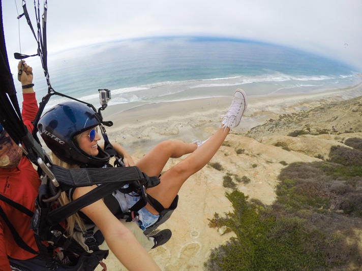 Paragliding in Torrey Pines San Diego