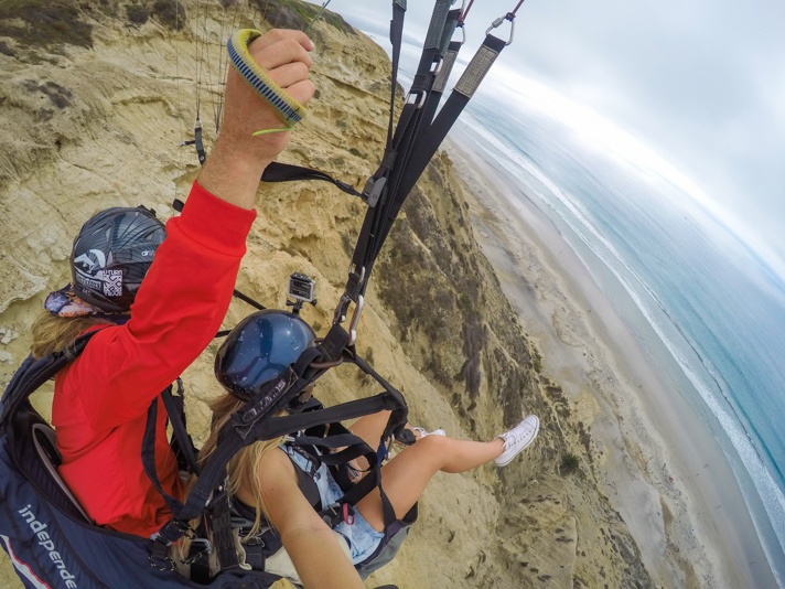 Paragliding in Torrey Pines San Diego