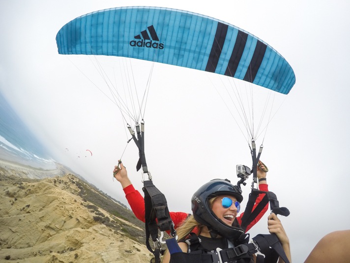 Paragliding in Torrey Pines San Diego