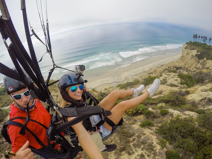 Paragliding in Torrey Pines San Diego