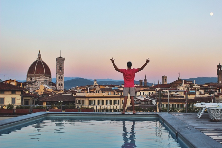 Sunset over Florence