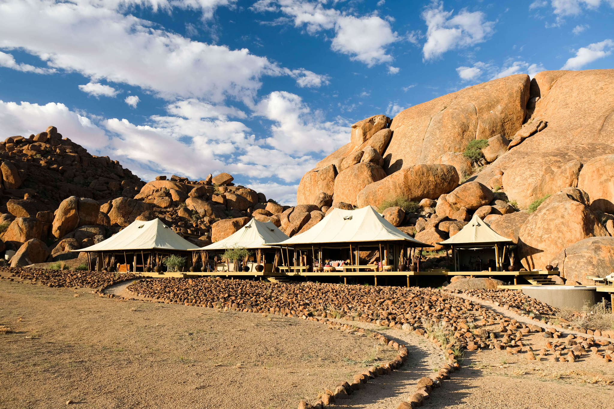 Safari Camp in Namibia
