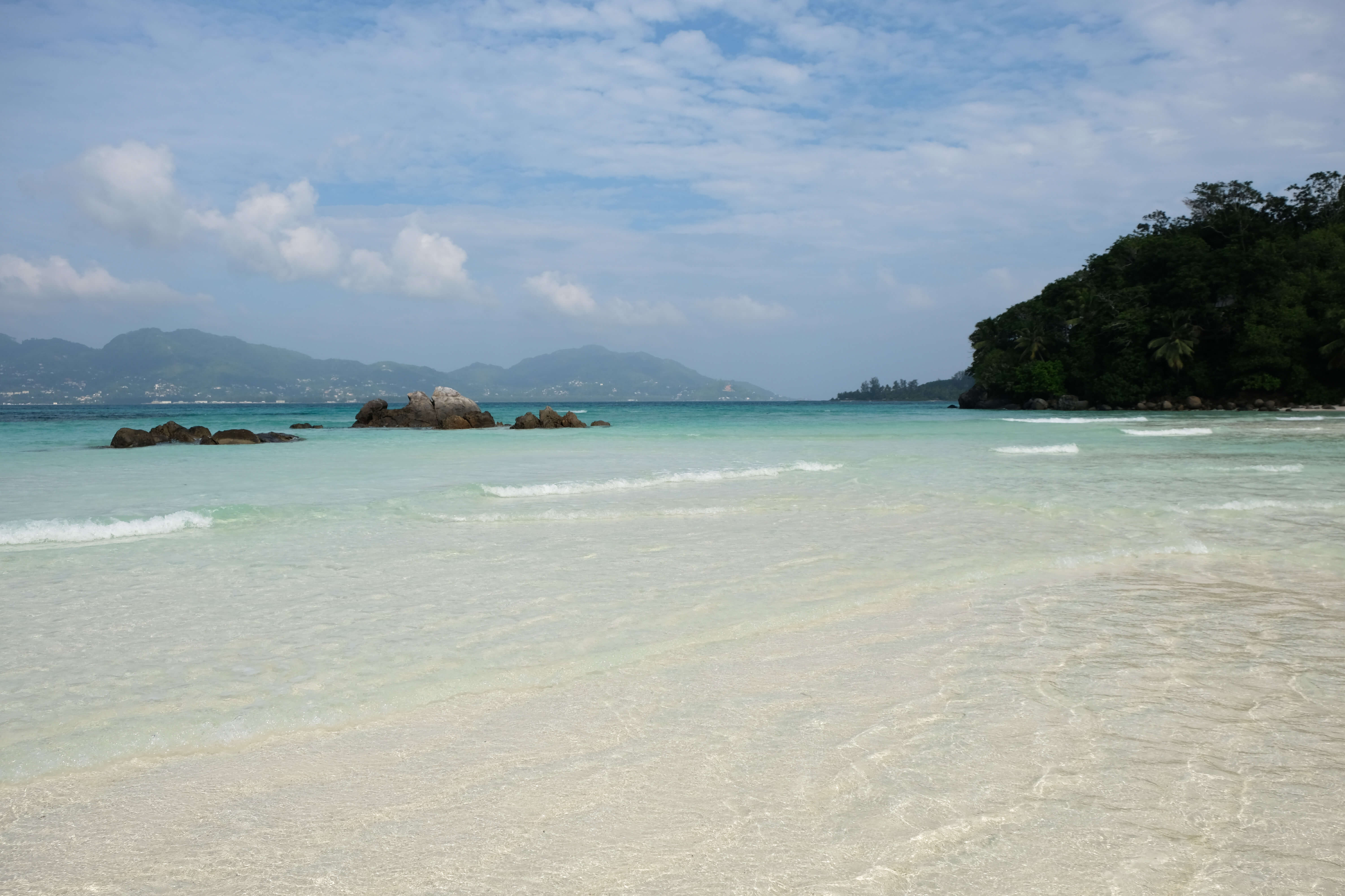 Beach at Saint Anne Island Seychelles National Park
