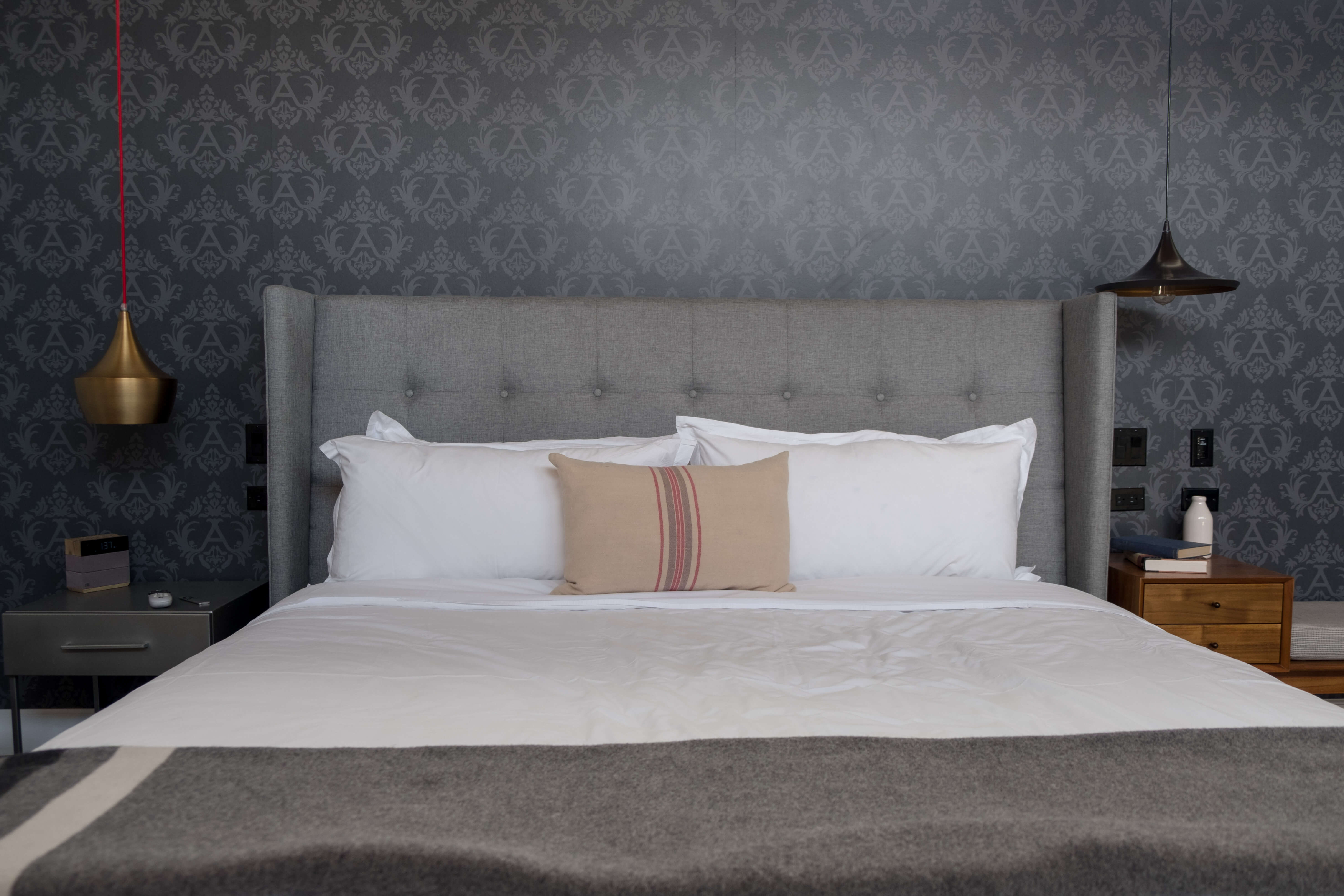 bedroom at arrive palm springs