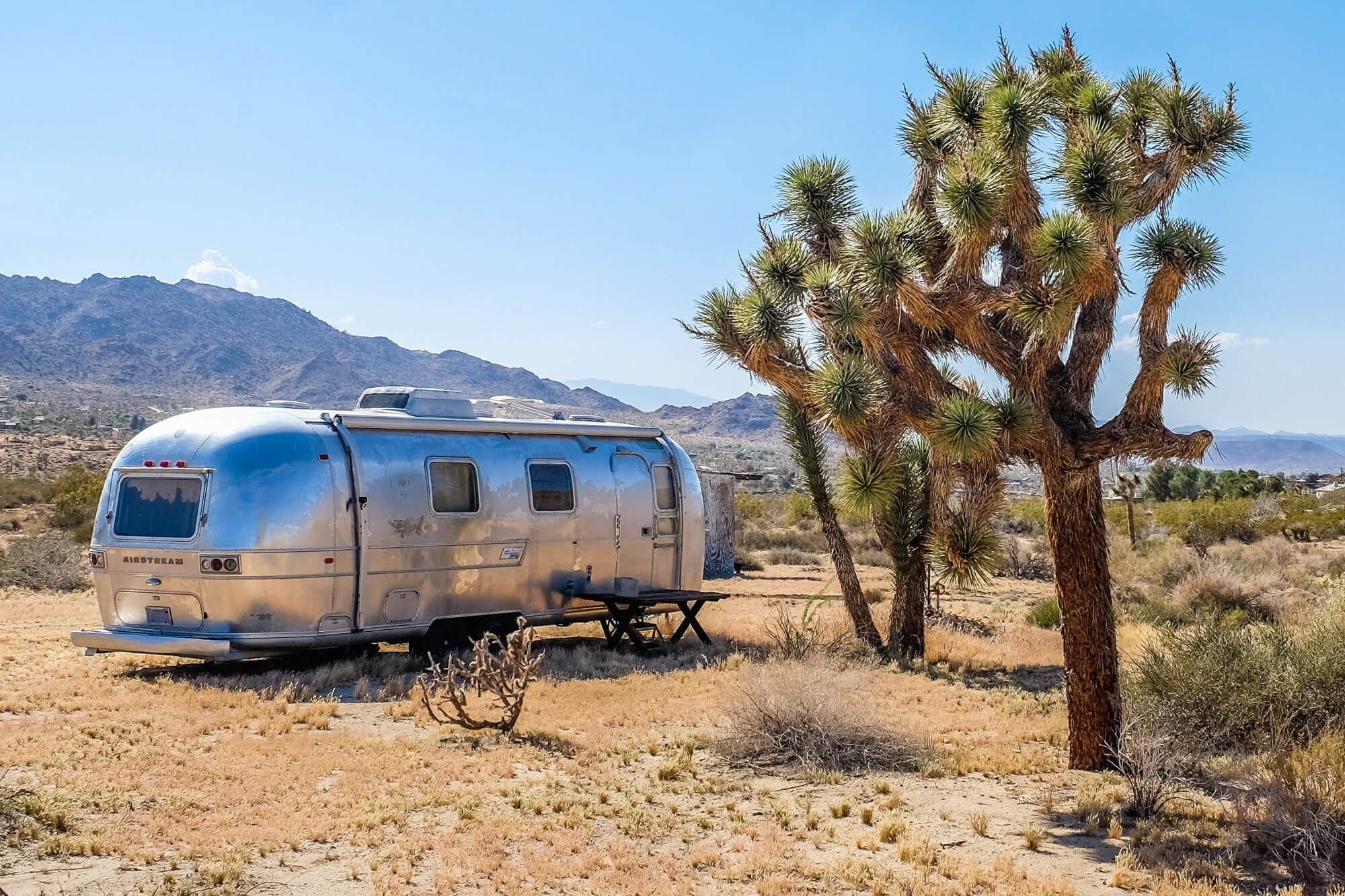 Airstream Camp in Joshua Tree