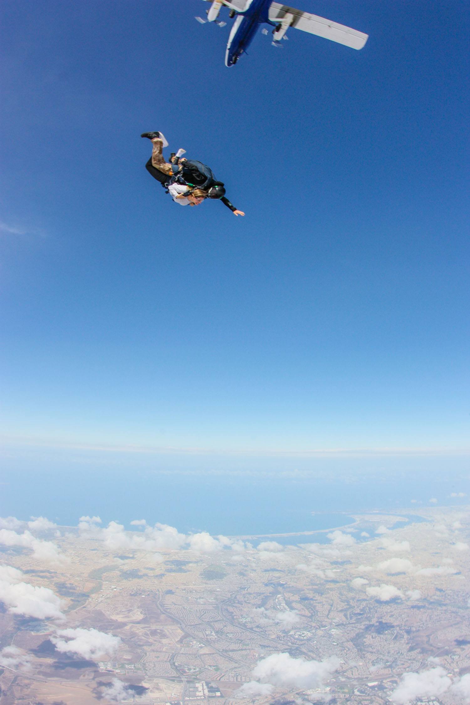 Skydiving in San Diego