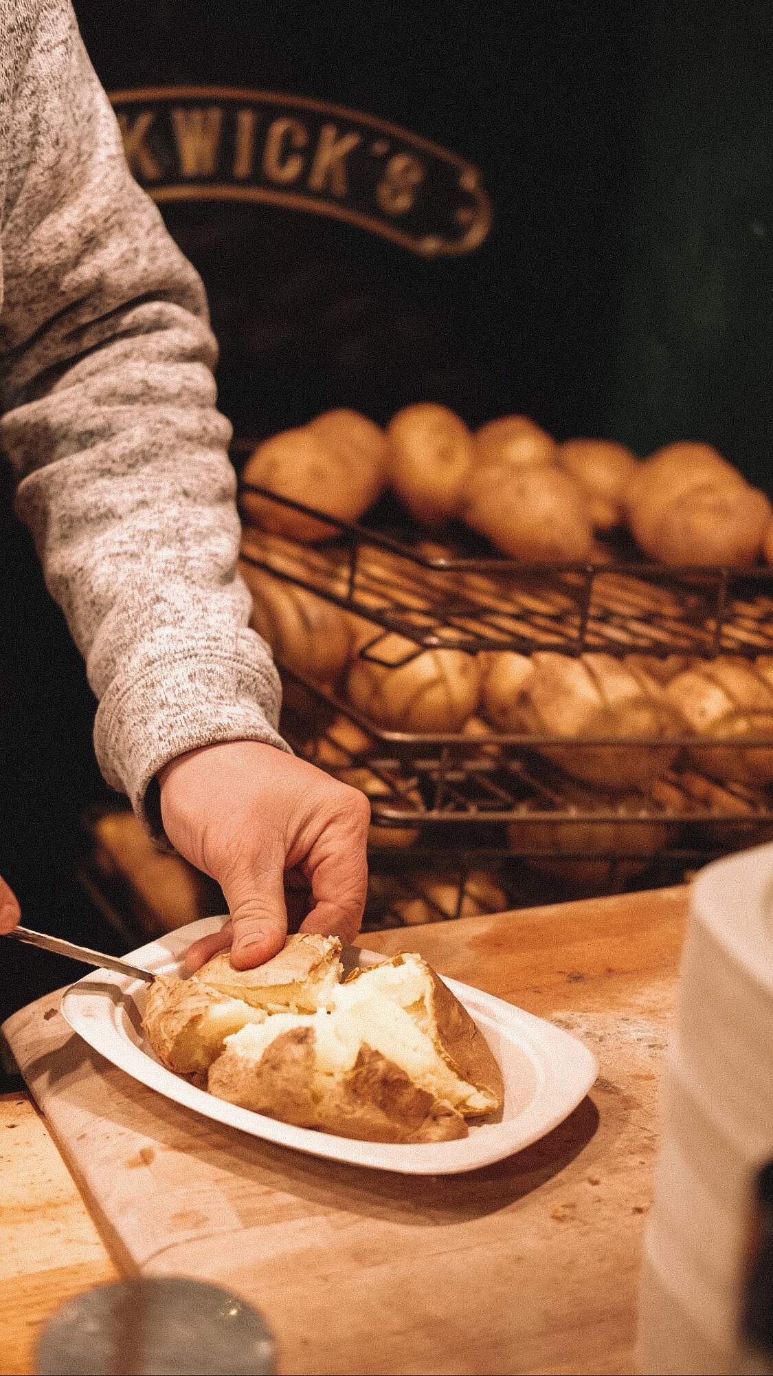 Potato at Christmas Market