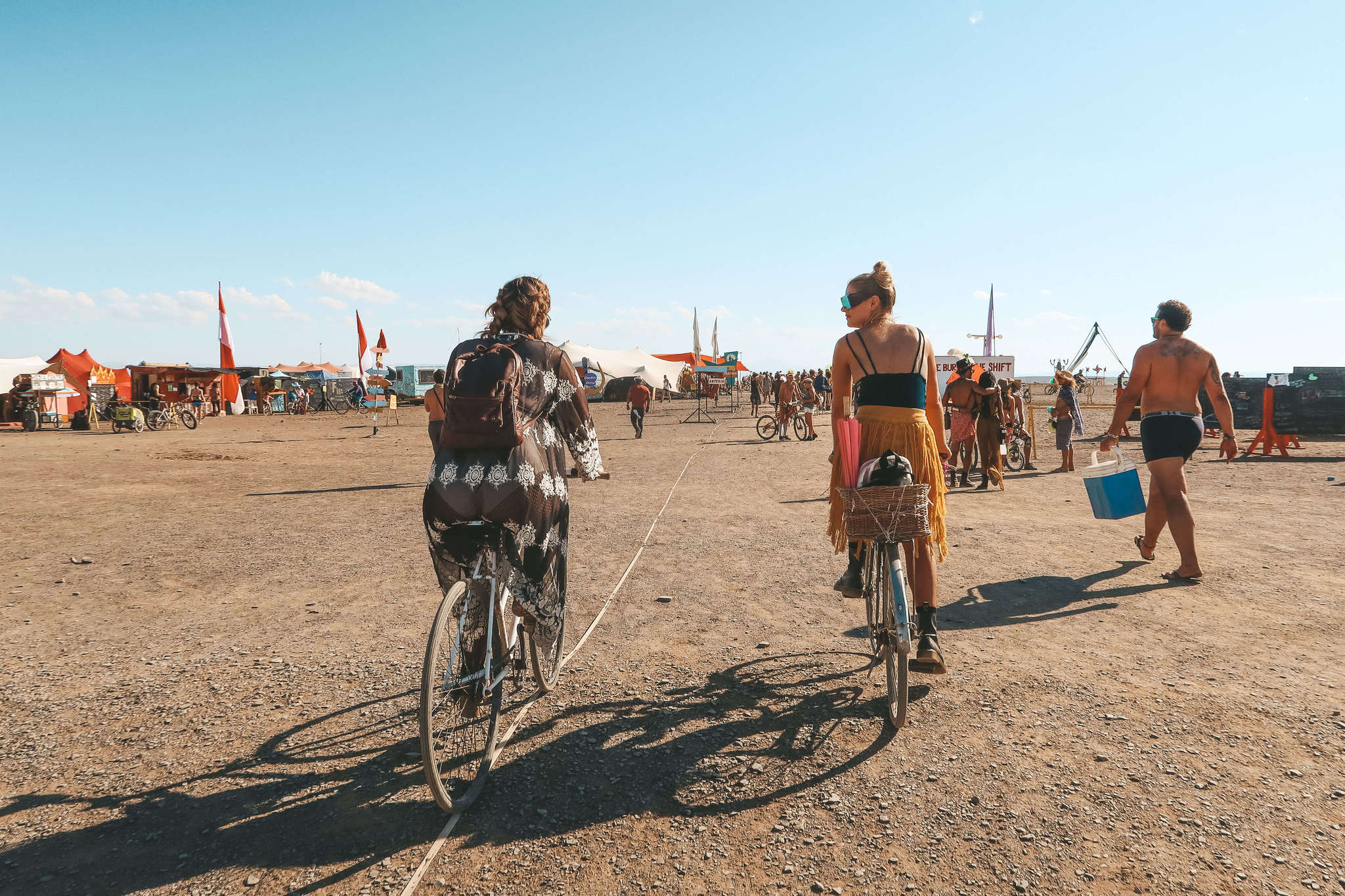 Biking at AfrikaBurn
