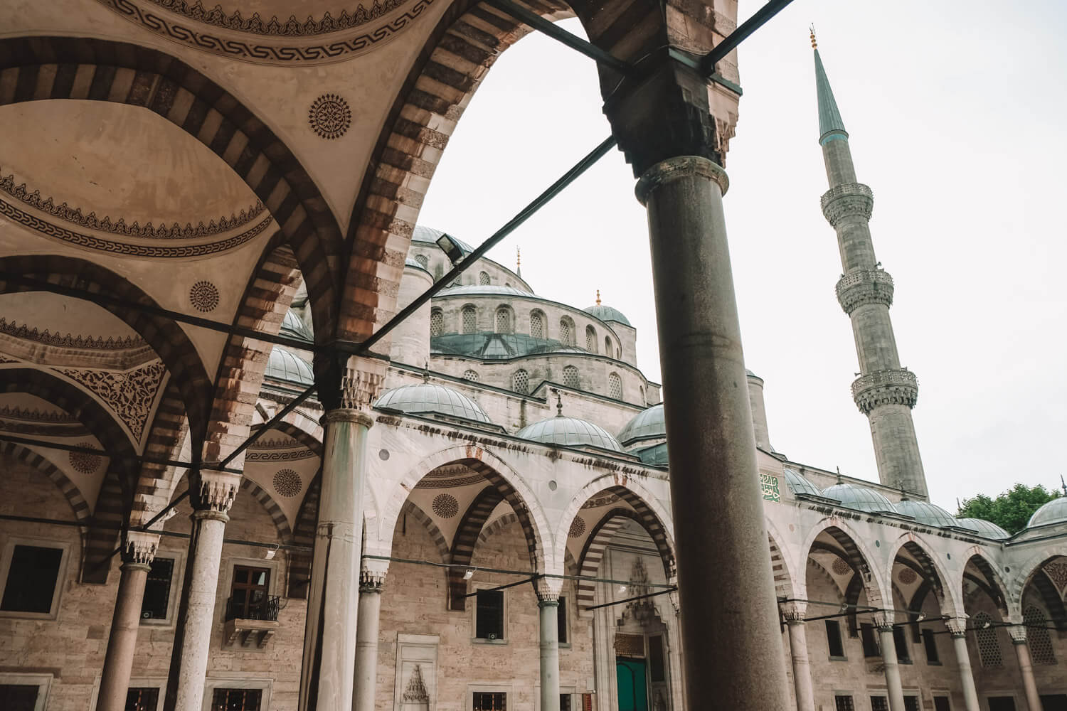 Touring the Blue Mosque in Istanbul