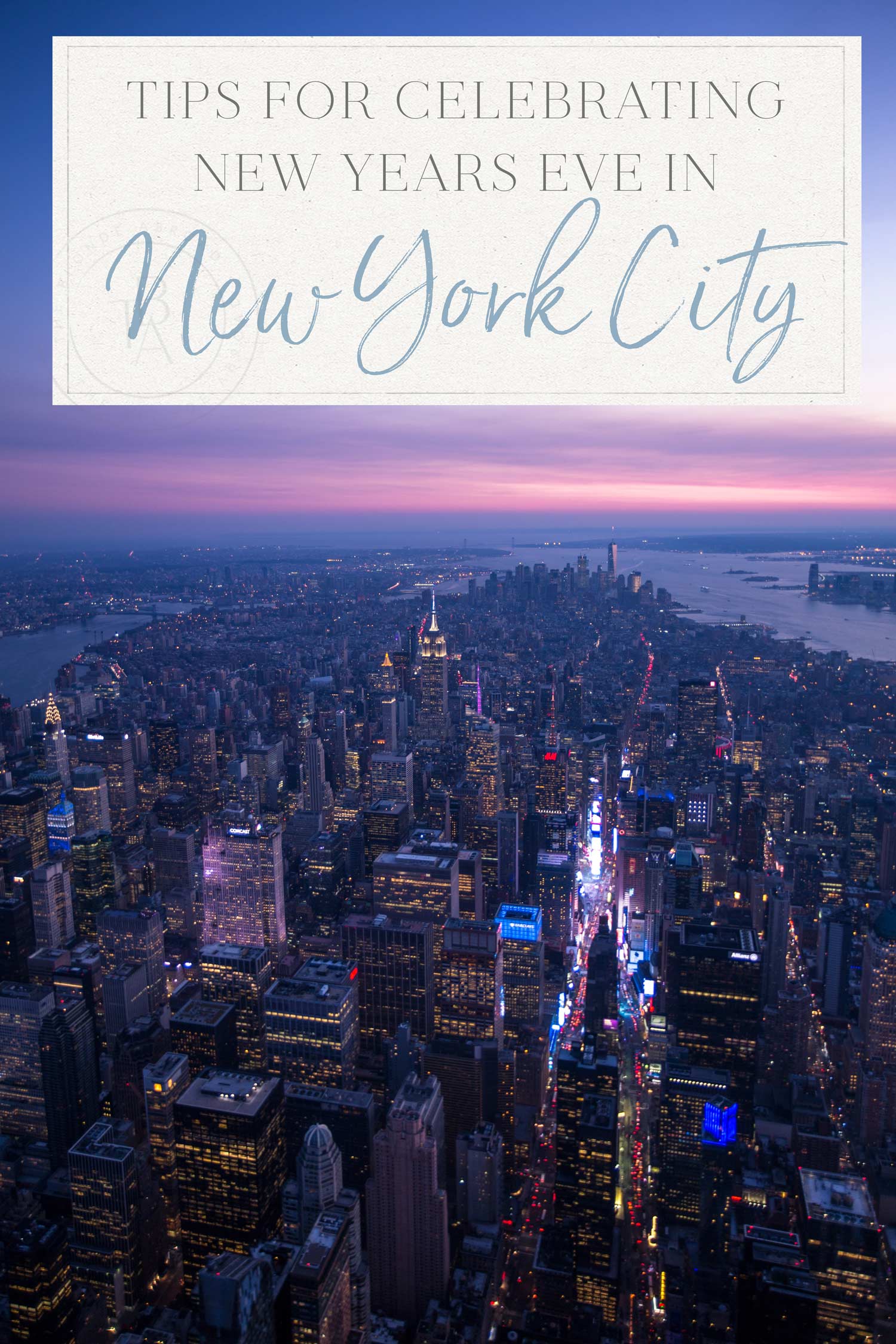 Tips for Celebrating New Years in NYC