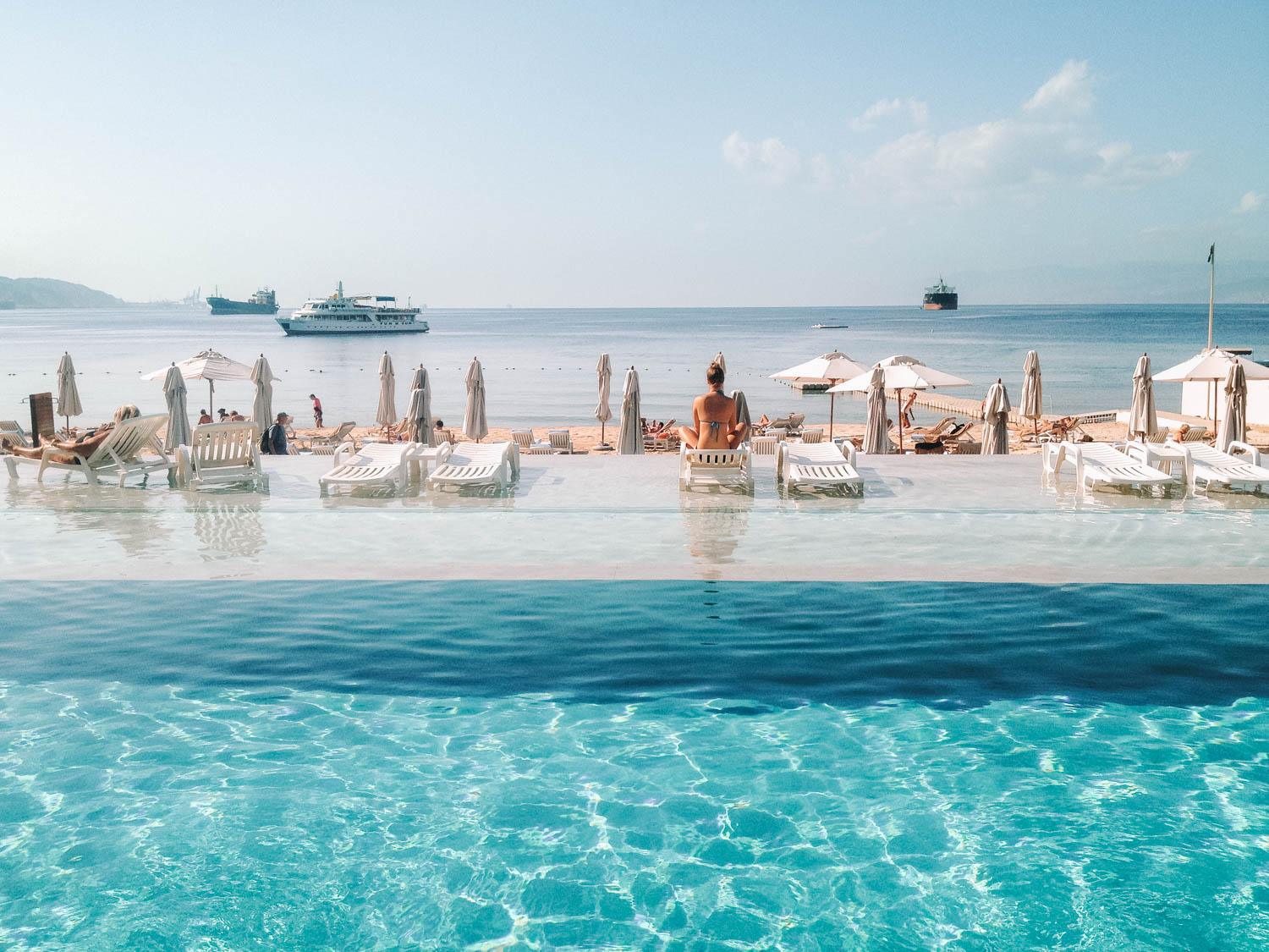 resort by the red sea in Jordan