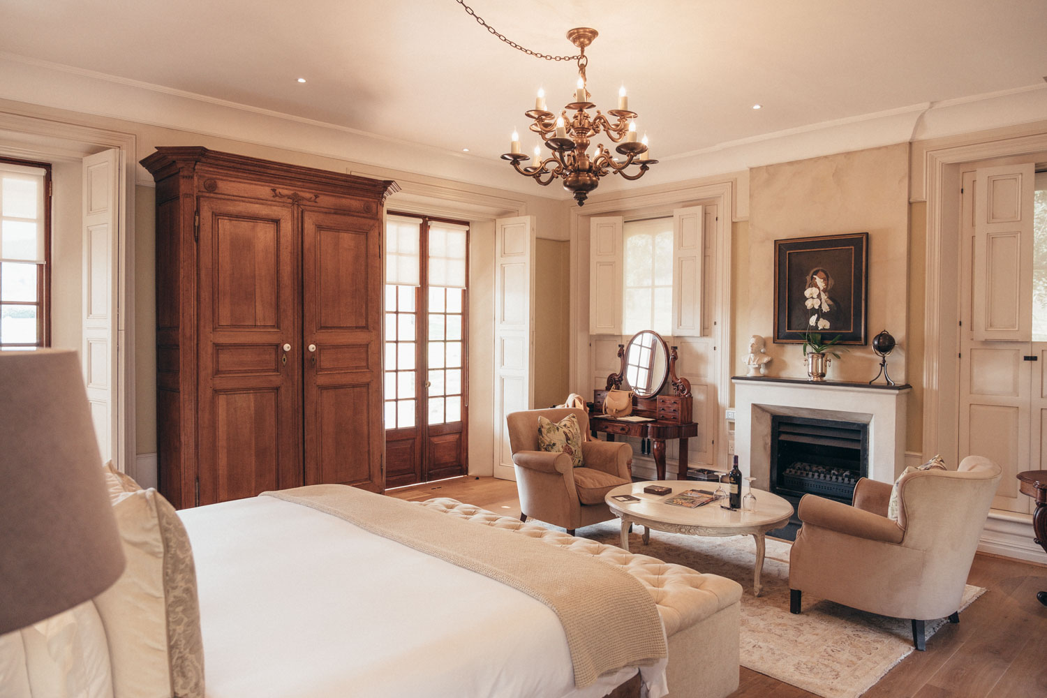 lanzerac wine estate suite room 