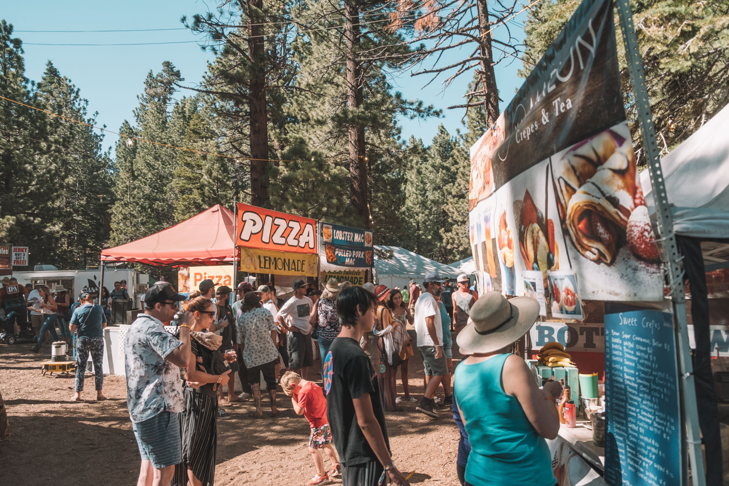 mammoth blues festival music food stalls