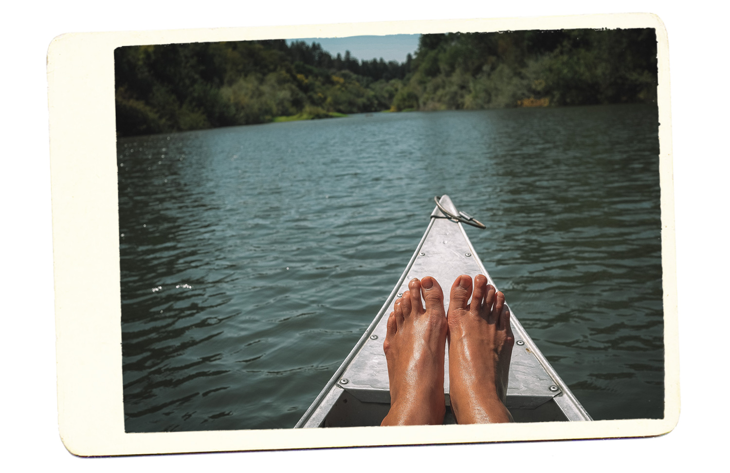 russian river floating canoe northern california