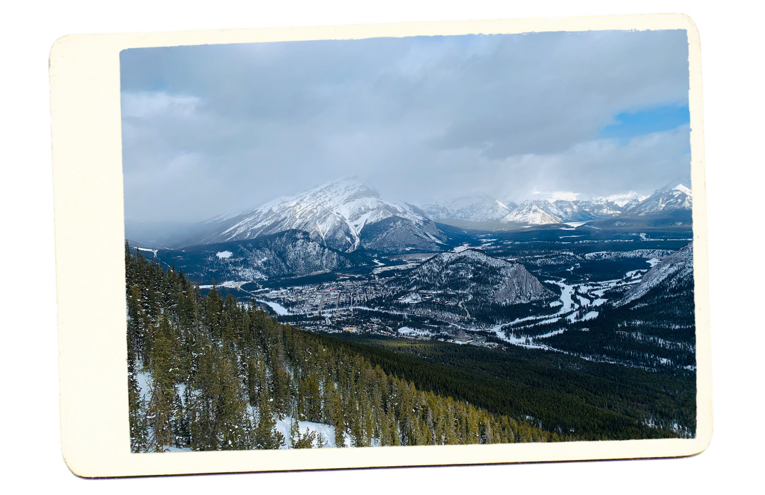 Sulphur Mountain Gondola View Banff