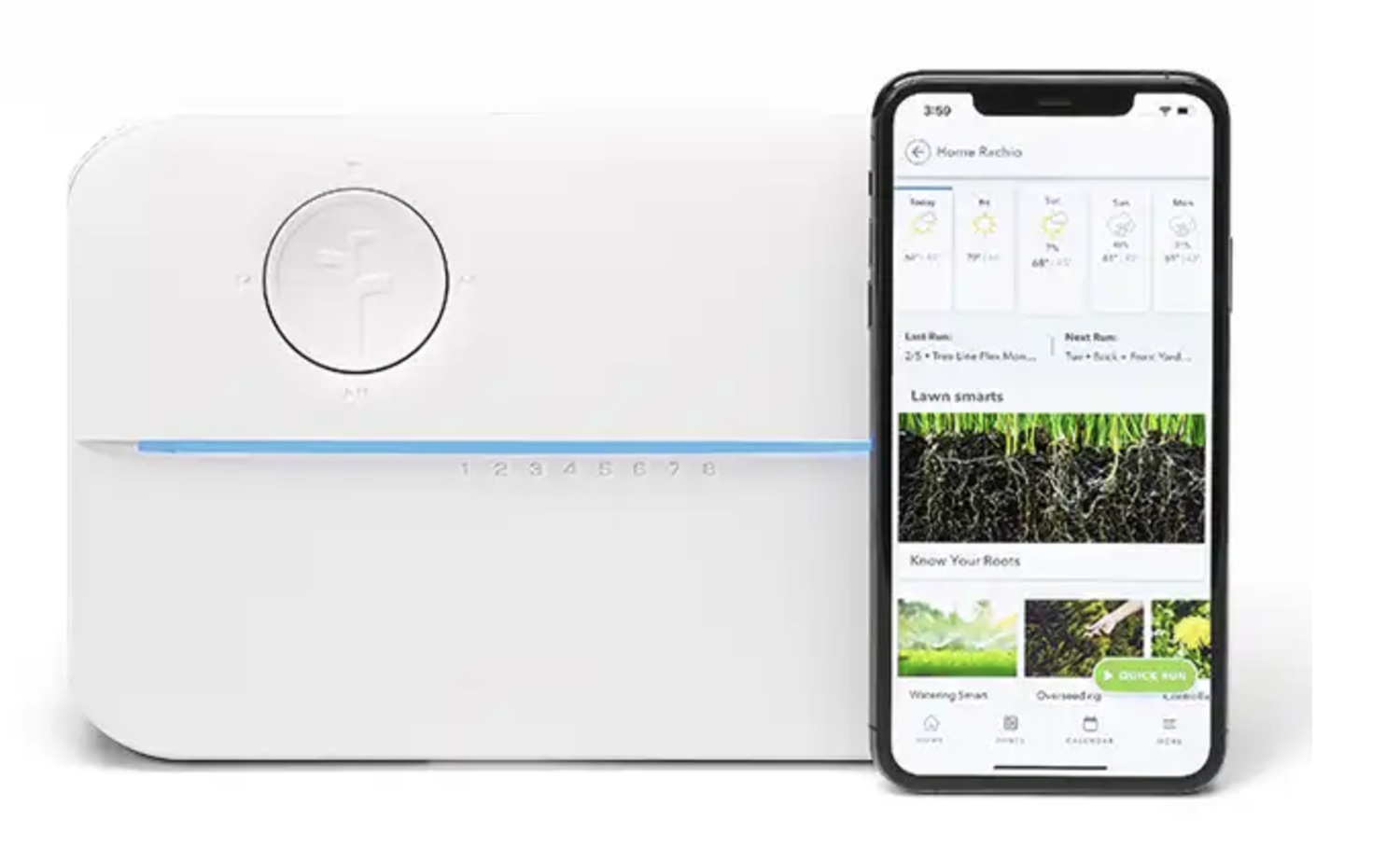 rachio smart sprinkler control
