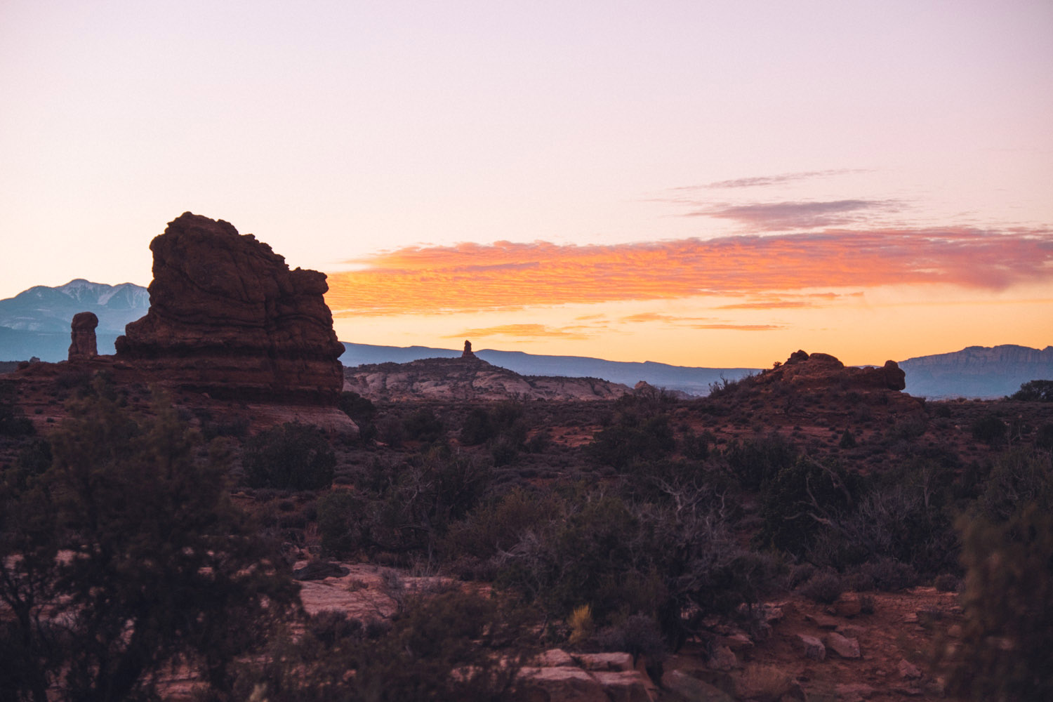 moab utah sunrise